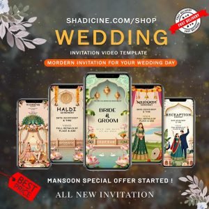 Rajasthani Wedding Invitation SCR604